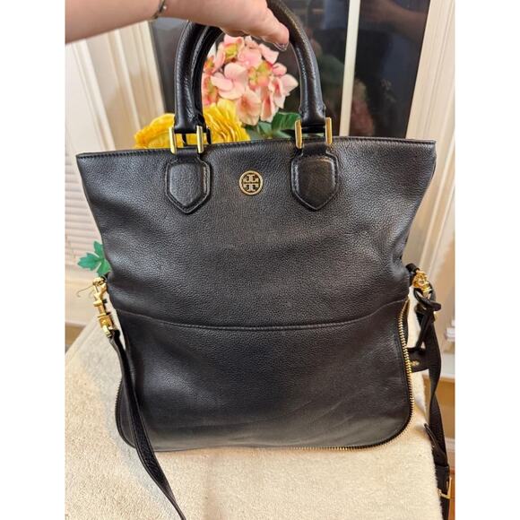 Tory Burch Robinson fold-over crossbody bag purse (110 - Picture 6 of 10
